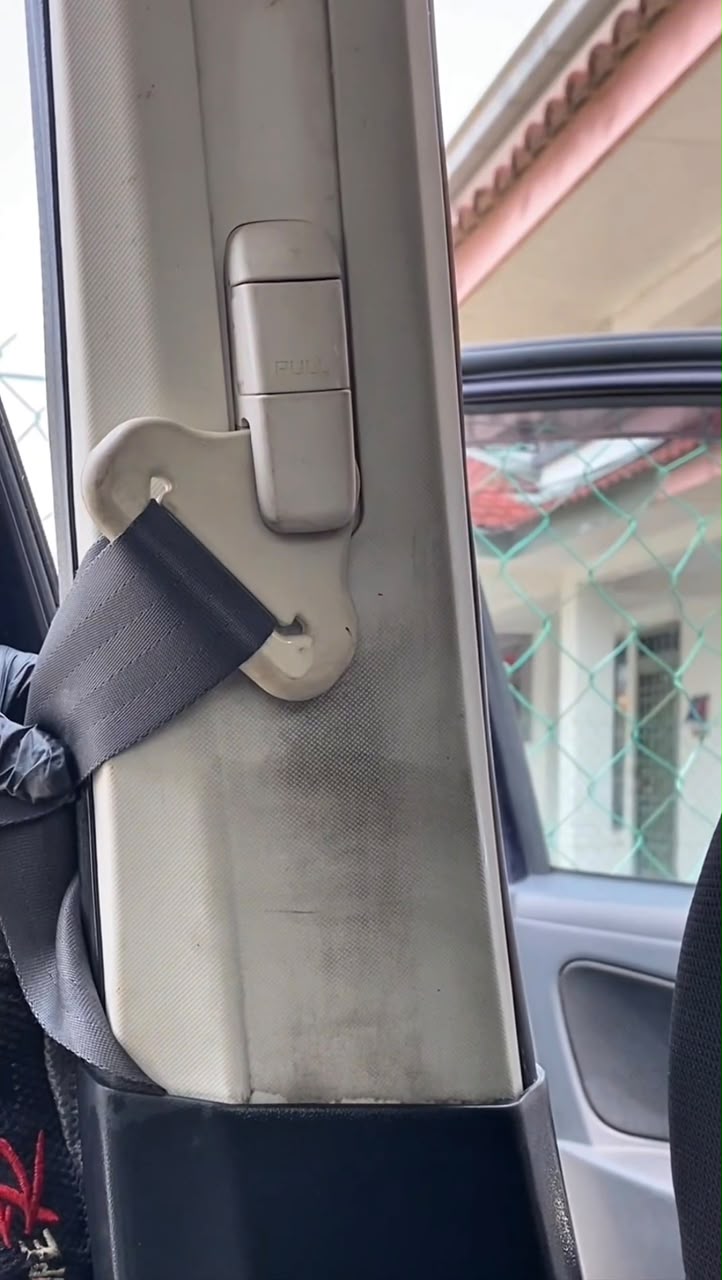 Car before cleaning